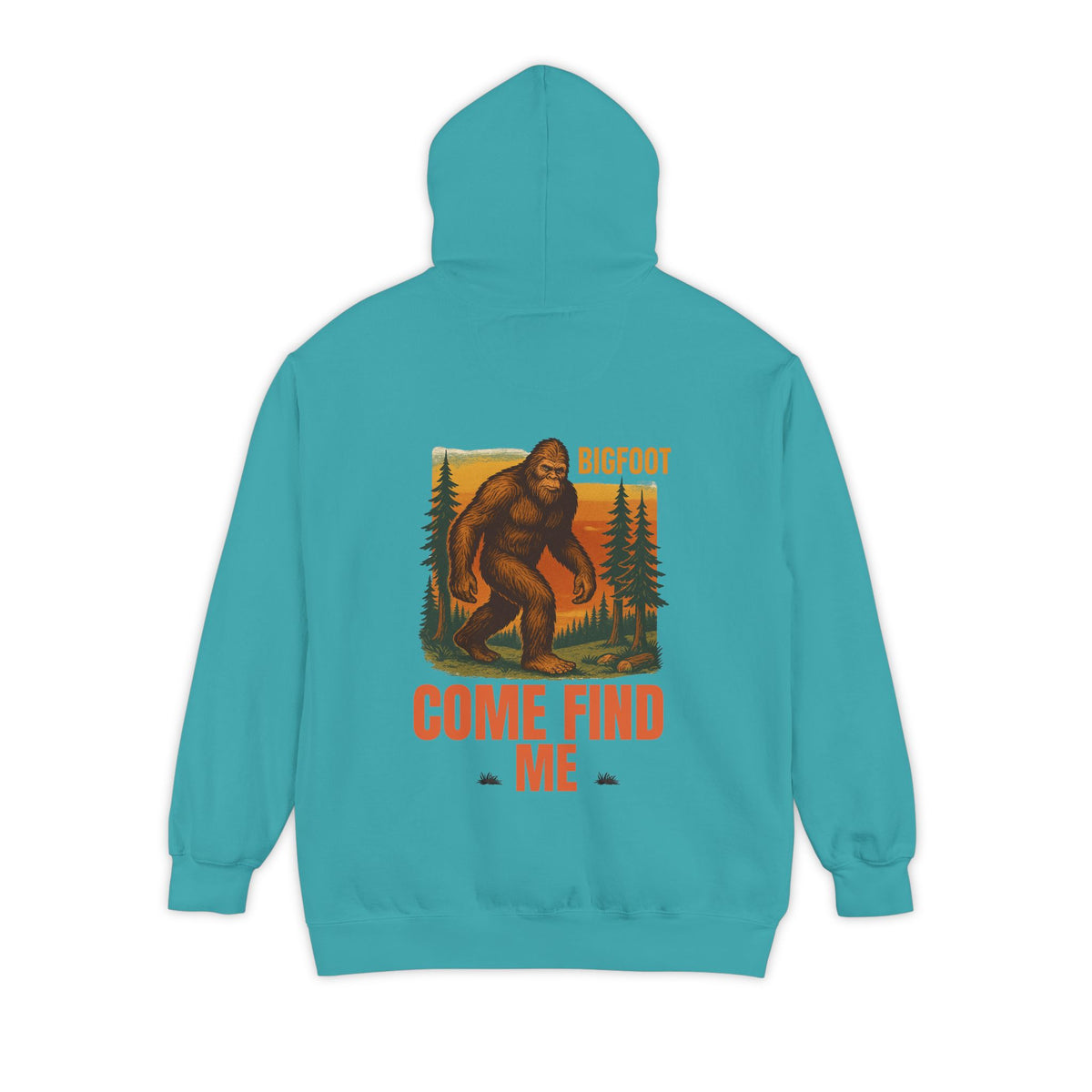 Bigfoot Come Find Me Hoodie | Unisex Garment-Dyed, Fun Wilderness Apparel, Unique Gift for Adventure Lovers, Ideal for Outdoor [...]