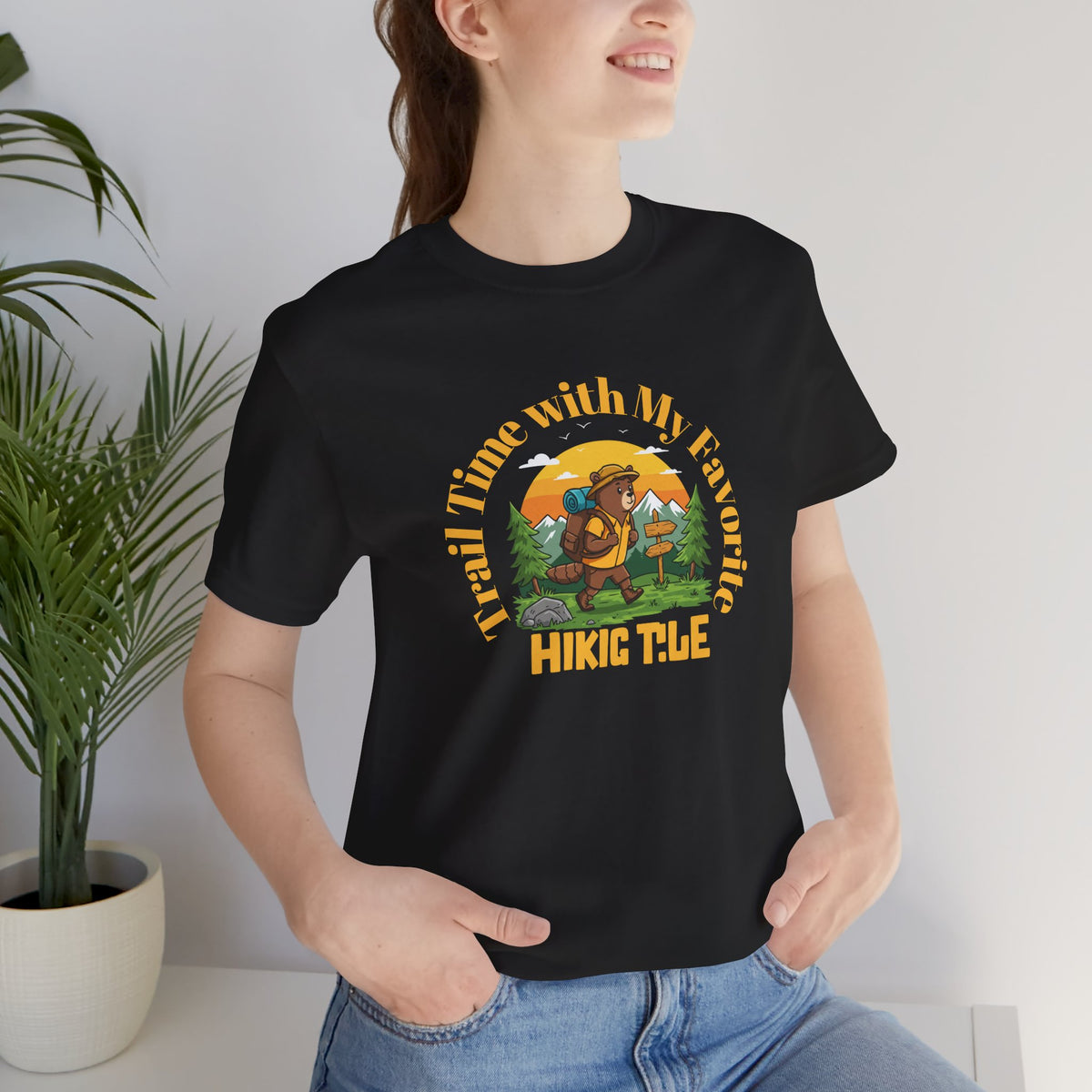 Adventure Trail Time Tee - Fun Unisex Jersey Short Sleeve T-Shirt for Outdoor Enthusiasts