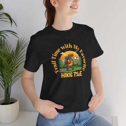 Adventure Trail Time Tee - Fun Unisex Jersey Short Sleeve T-Shirt for Outdoor Enthusiasts