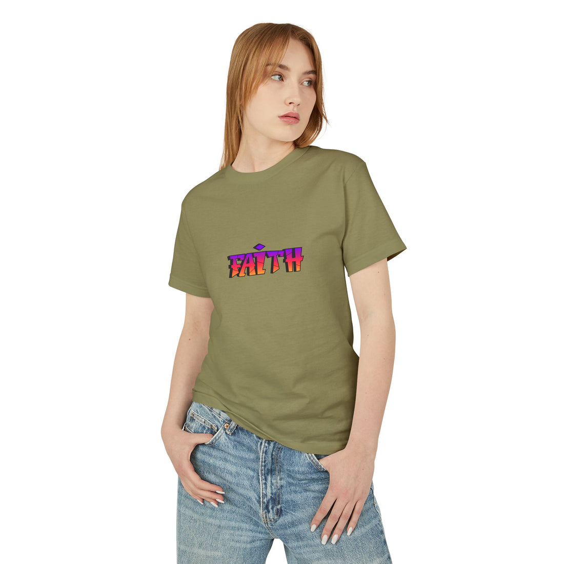 Faith Graphic Tee - Unisex Garment-Dyed Heavyweight Cotton T-Shirt