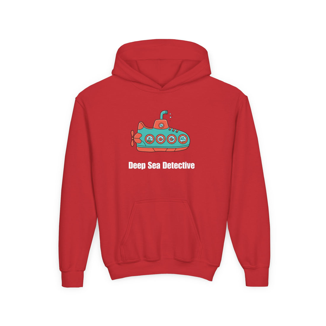 Deep Sea Detective Youth Hoodie - Fun &amp; Cozy Sweater for Young Explorers