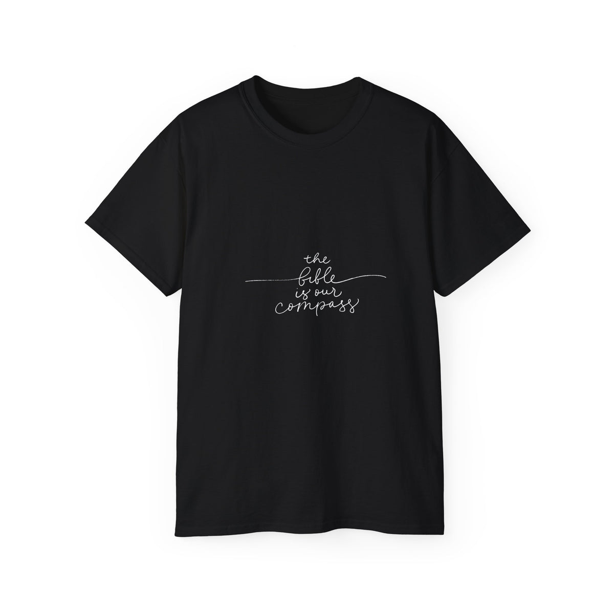 Inspiring Faith Tee - "The Bible is Our Compass" - Unisex Ultra Cotton T-Shirt