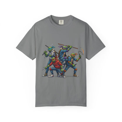 Trio T-Shirt | Retro Comic Heroes, Action Pose