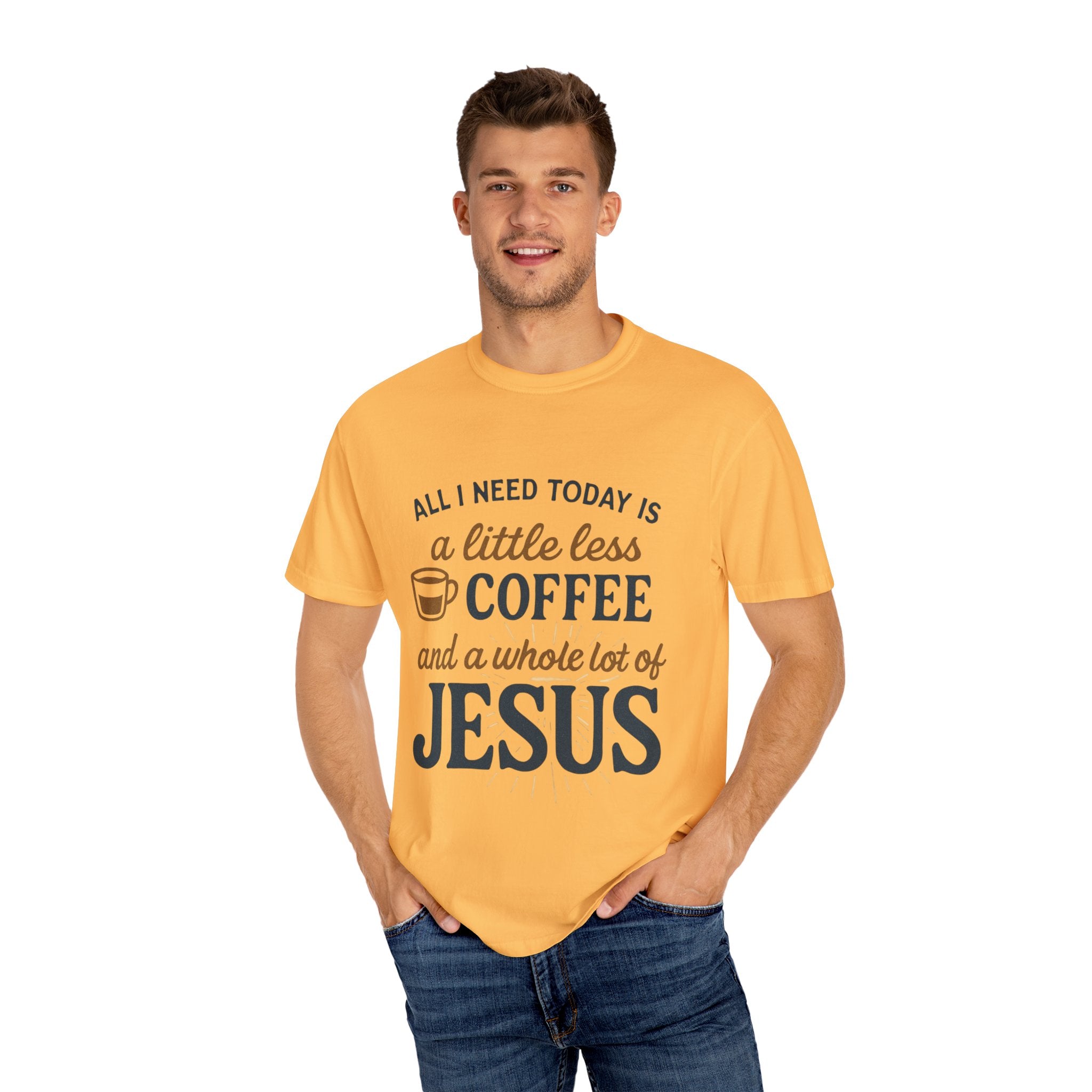 Coffee and Jesus Unisex T-Shirt, Faith-Based Gift, Relaxed Fit Tee, [...]