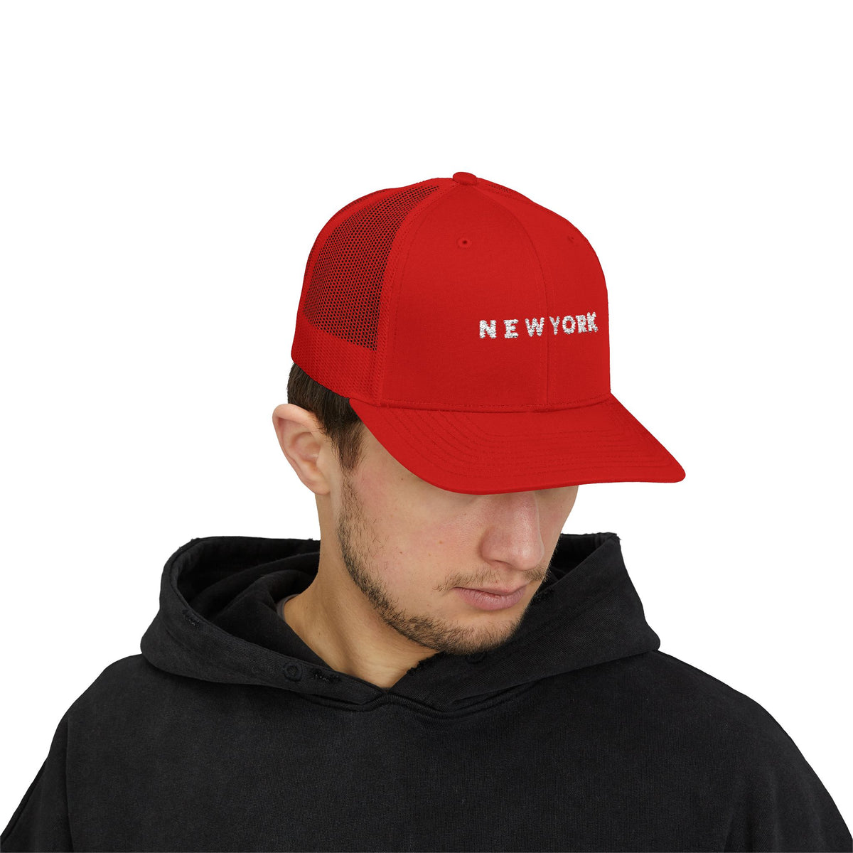 Stylish New York Snapback Trucker Cap, Casual Headwear, Outdoor Adventures, Gift for Friends, Summer Festivals, Trendy Accessory