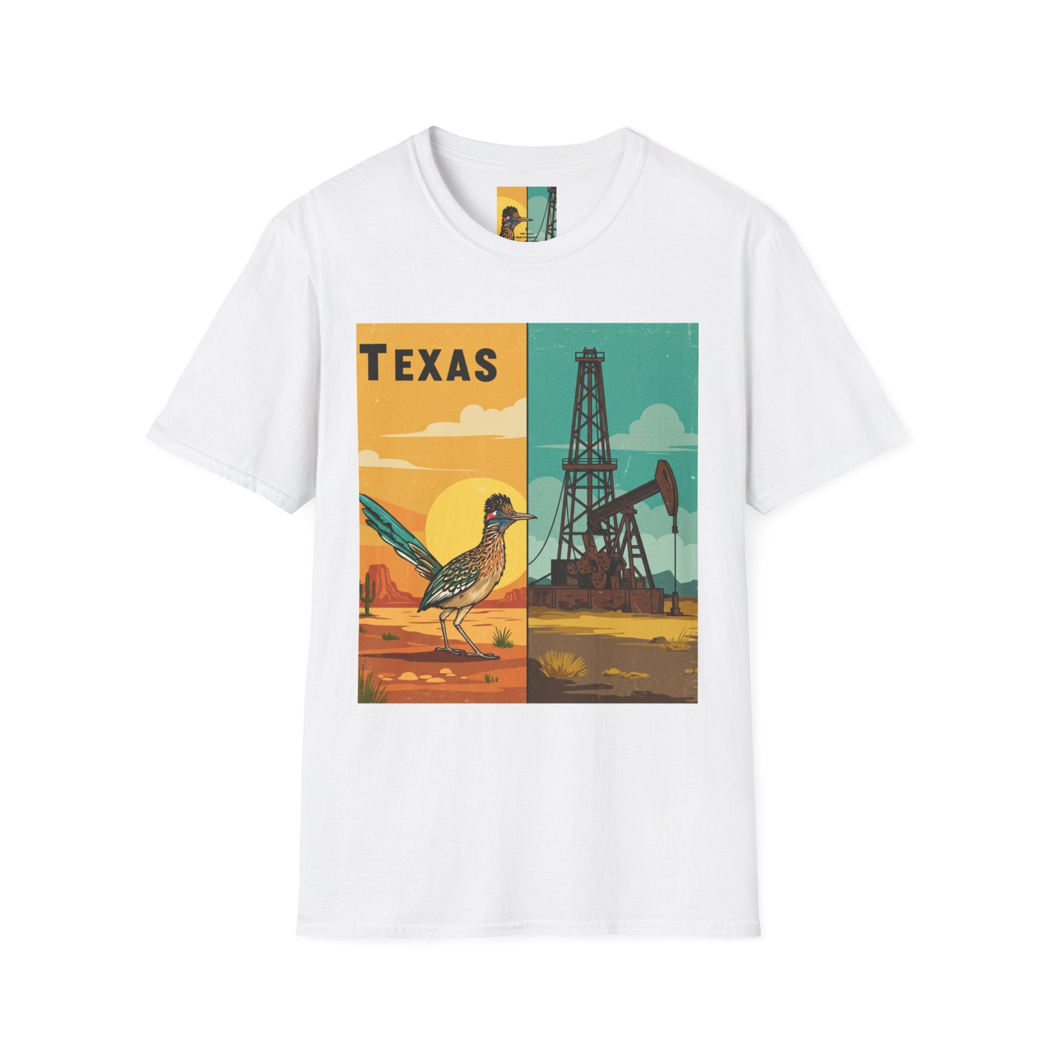 Vintage Texas Graphic Unisex T-Shirt - Retro Rattlesnake Design