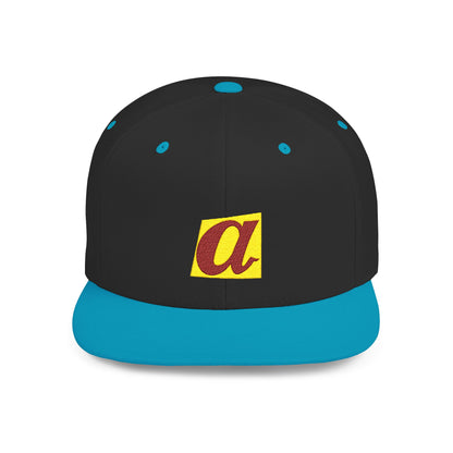 Casual Flat Bill Snapback Hat — Unisex Everyday Cap, Gift for Friends