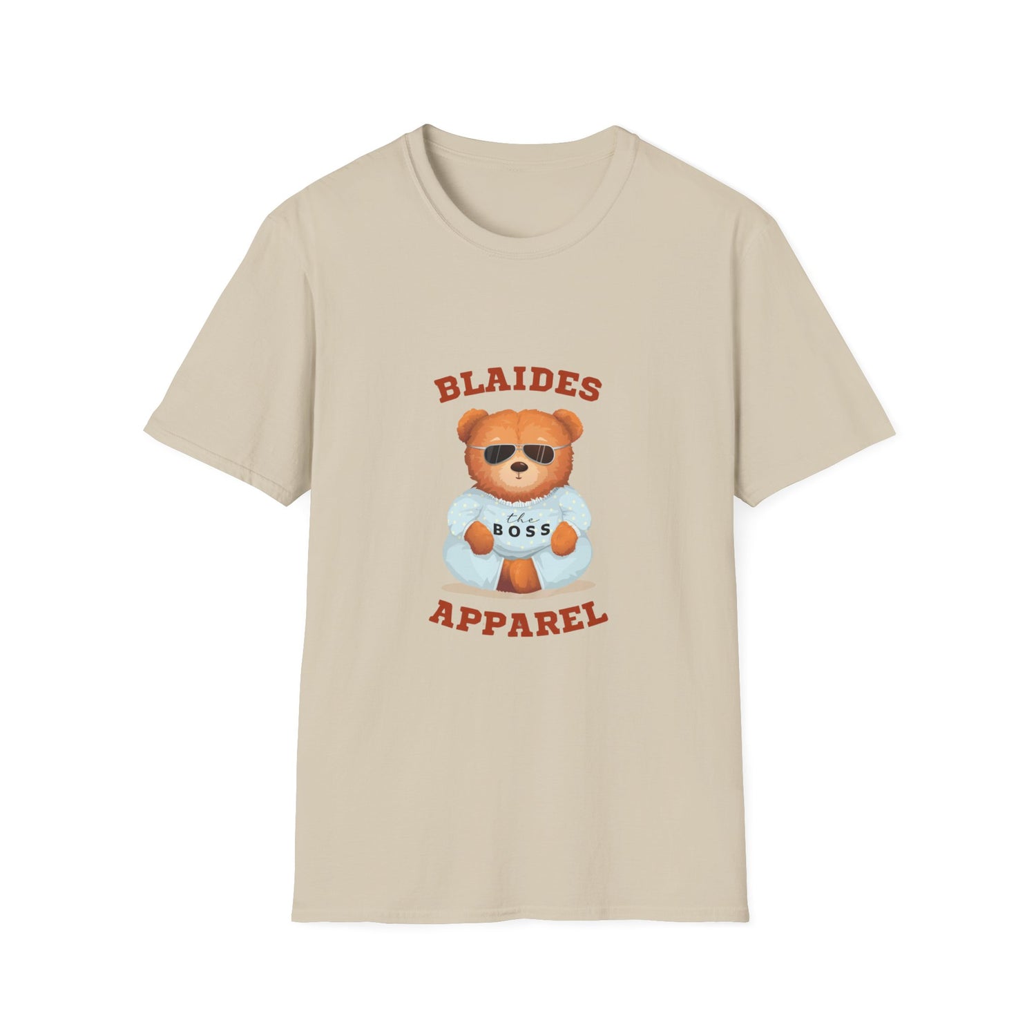 Blaides Apparel Cute Bear Boss T-Shirt - Unisex Softstyle Tee