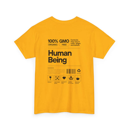 Human Being T-Shirt — 100% Organic Style Graphic Tee