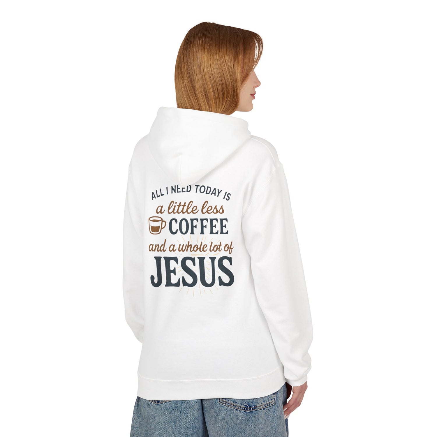 All I Need Today Is Coffee &amp; Jesus Hoodie, Inspirational Sweatshirt, [...]