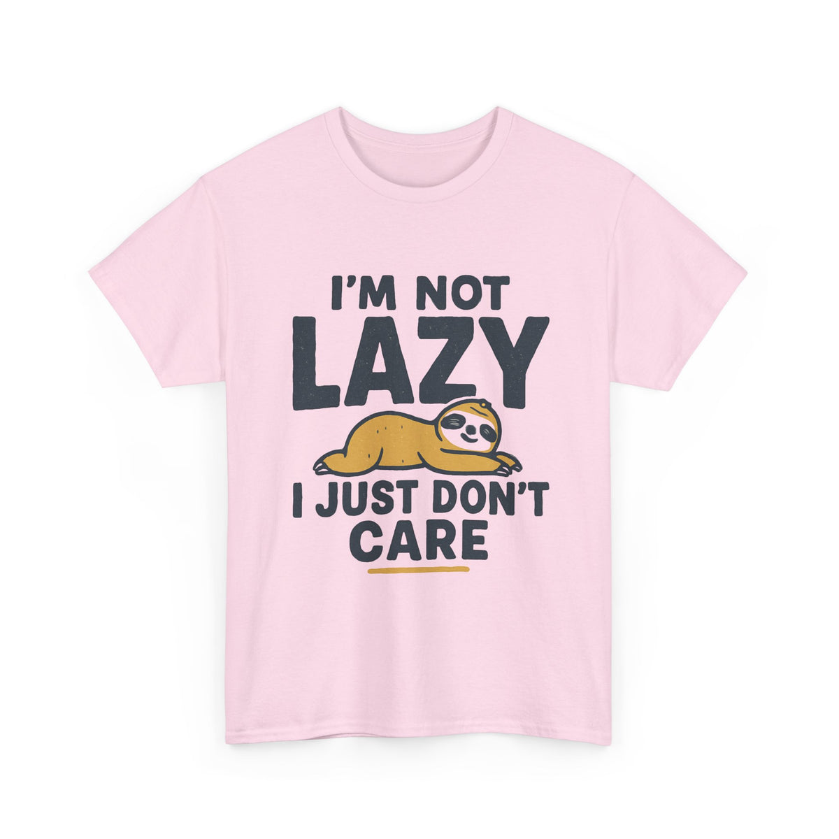 Lazy Sloth Unisex Tee, Funny Graphic T-Shirt, Perfect for Relaxation, Gifts for Friends, Cute Sloth Apparel