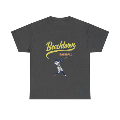 Unisex Heavy Cotton Tee - Beachtown Printed  T-Shirt - Comfortable Casual Wear Tee - Unique Graphic Tee - Gift