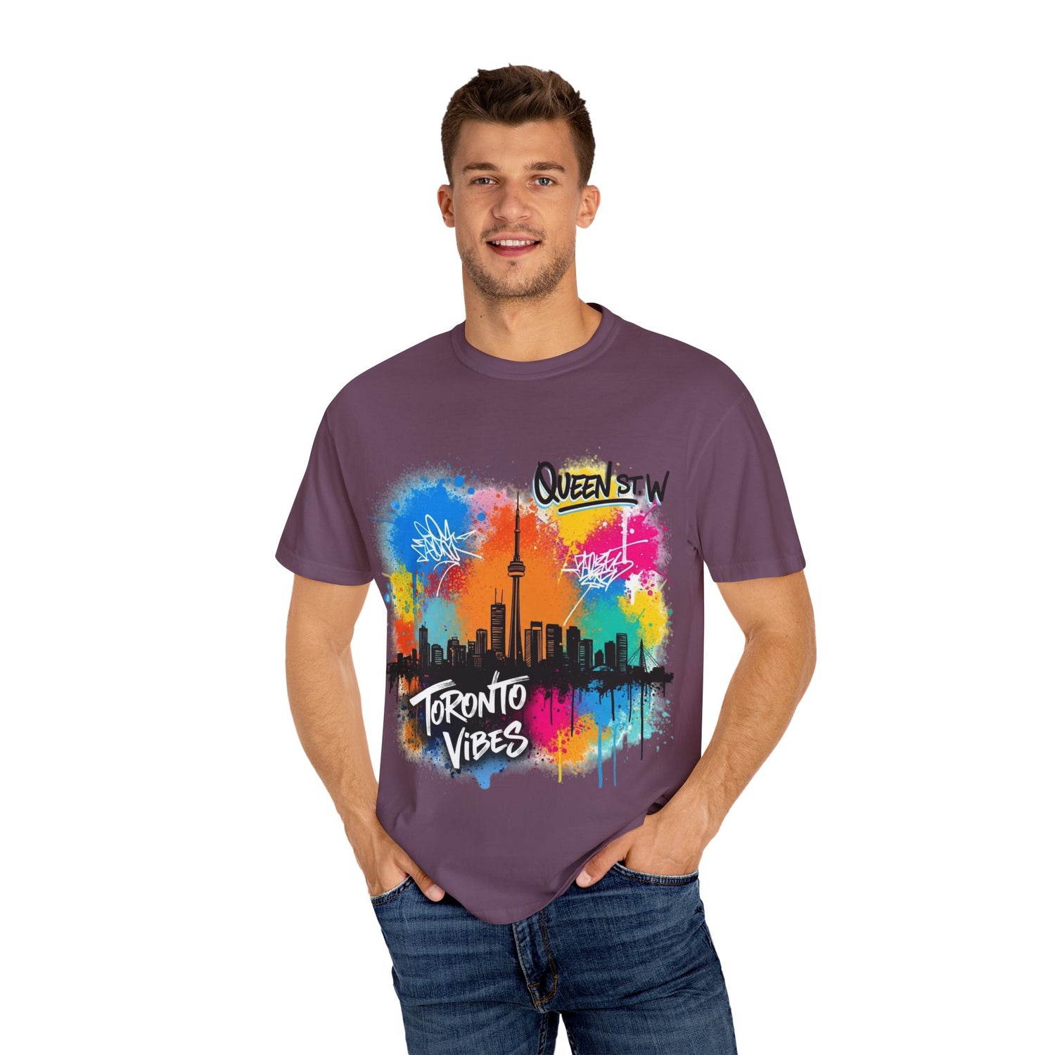 Toronto Vibes T-Shirt, Unisex Graphic Tee, Street Art Apparel, Urban Style [...]