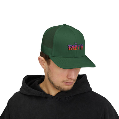 Faith Snapback Trucker Cap - Stylish &amp; Comfortable Hat for Every Occasion