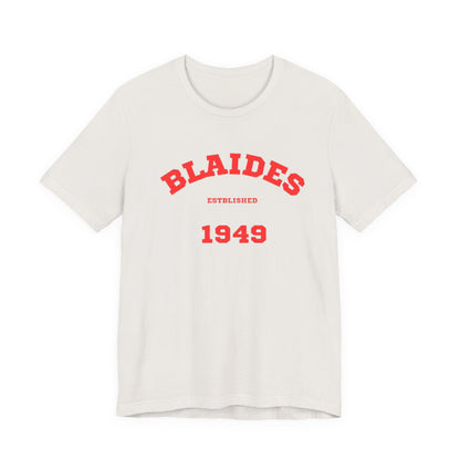 Unisex Graphic Tee - Eco-Friendly Unisex Jersey T-Shirt - Comfortable Casual Wear Tee - Blaides 1949 Printed Tee - Gift