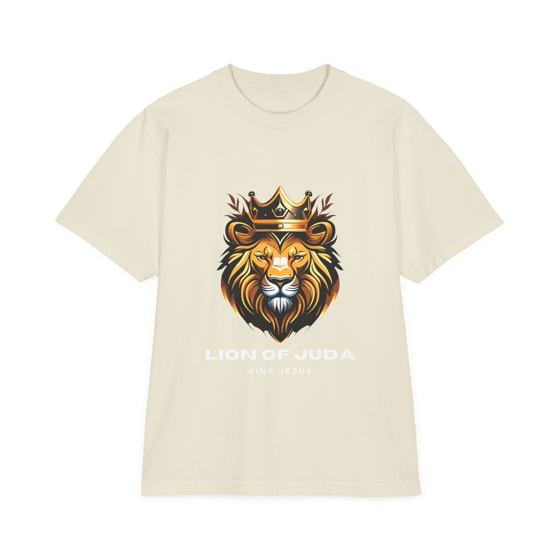 Lion of Judah Unisex Drop-Shoulder T-Shirt - King Jesus Graphic Tee