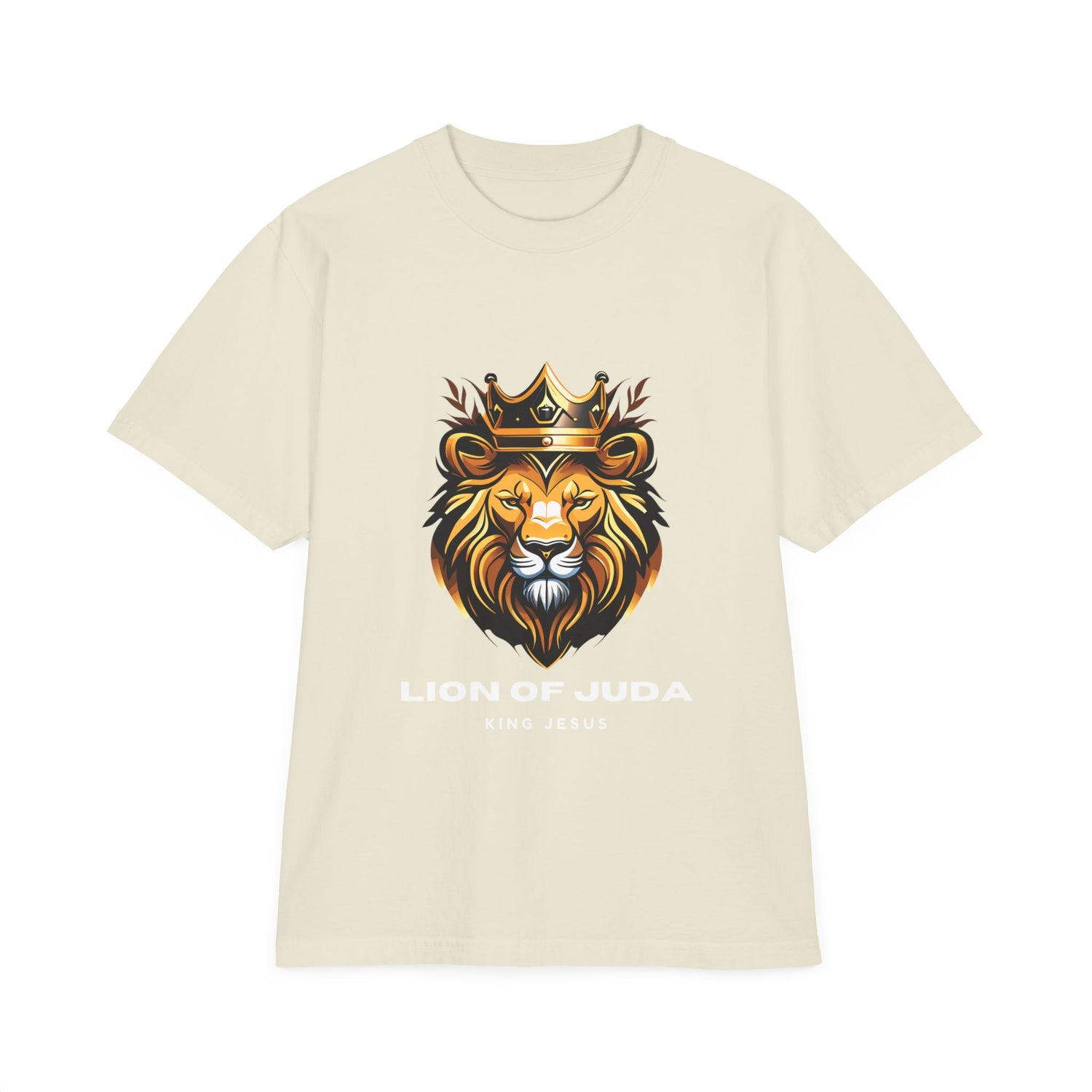 Lion of Judah Unisex Drop-Shoulder T-Shirt - King Jesus Graphic Tee