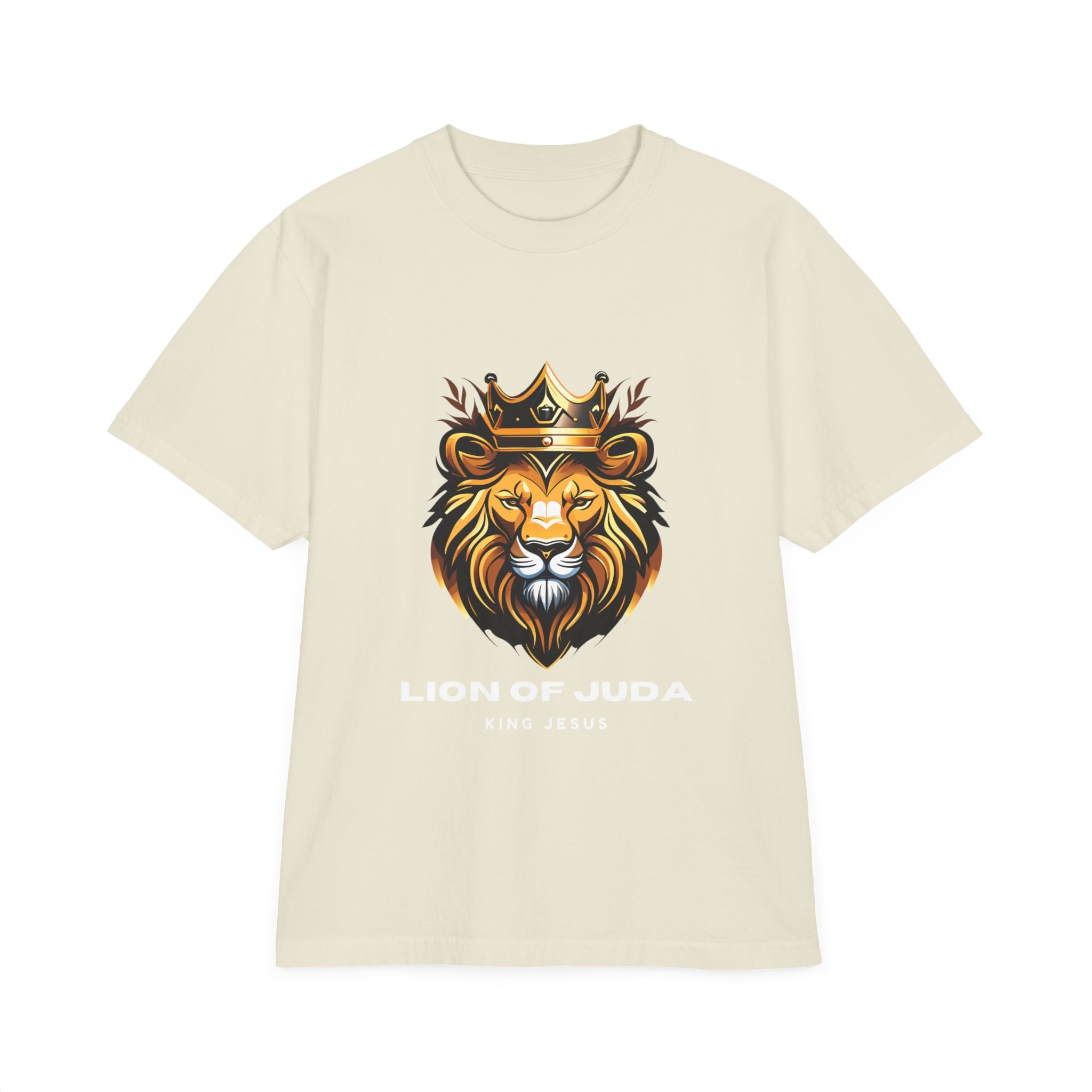 Lion of Judah Unisex Drop-Shoulder T-Shirt - King Jesus Graphic Tee