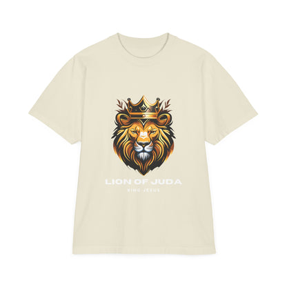Lion of Judah Unisex Drop-Shoulder T-Shirt - King Jesus Graphic Tee
