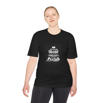 Inspirational Prayer Tee - Unisex Moisture Wicking T-Shirt, God Tees, Faith Apparel, Prayer Shirts, Spiritual Gifts, Comfortwear