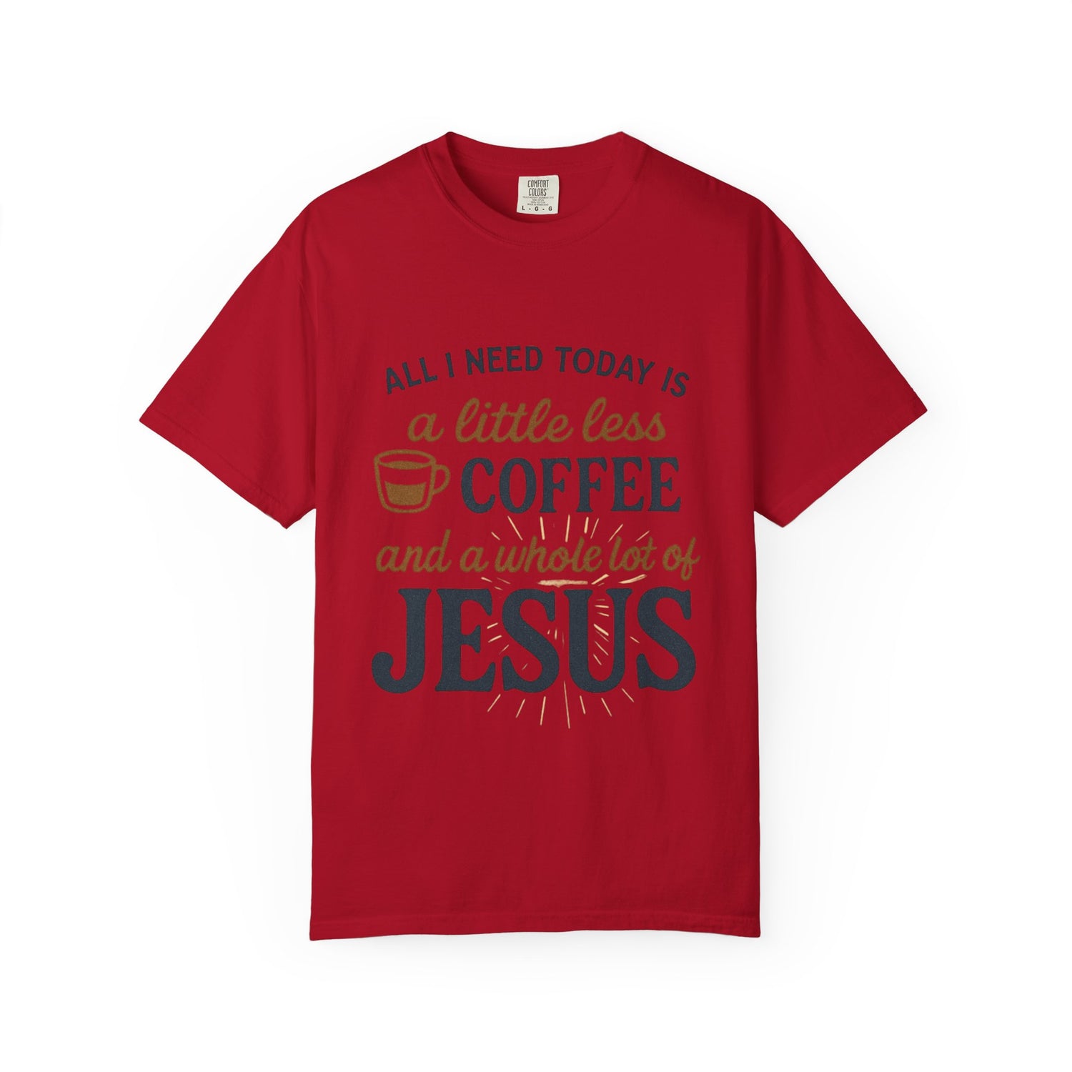 Coffee and Jesus Unisex T-Shirt, Faith-Based Gift, Relaxed Fit Tee, [...]