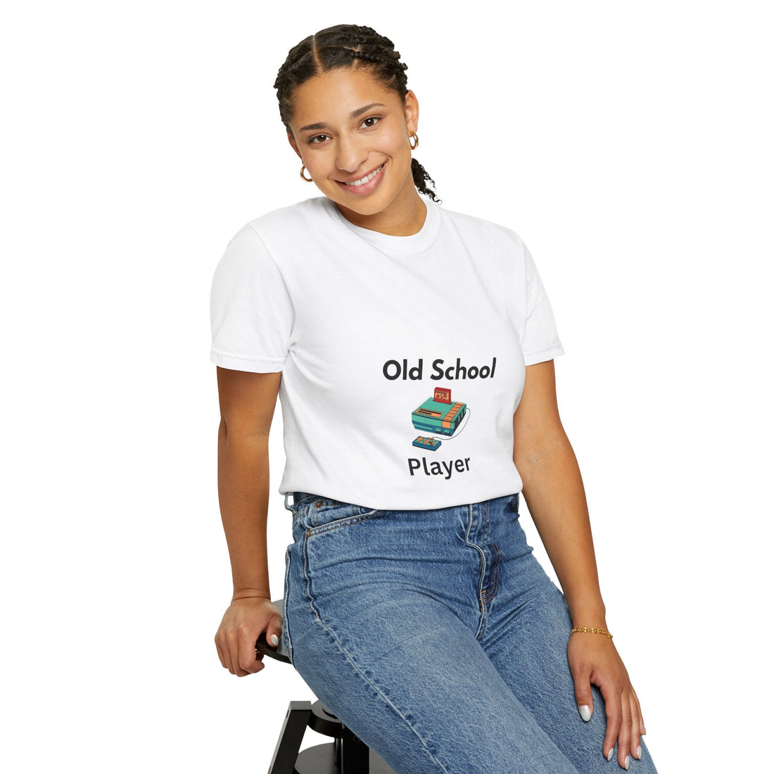 Vintage Old School Player T-Shirt - Retro Gaming Tee  Unisex Nostalgic
