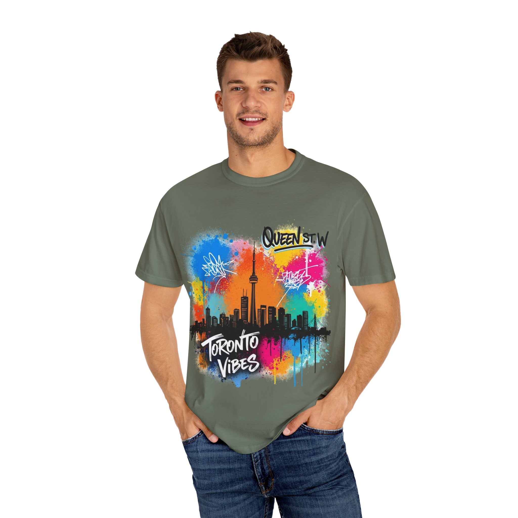 Toronto Vibes T-Shirt, Unisex Graphic Tee, Street Art Apparel, Urban Style [...]