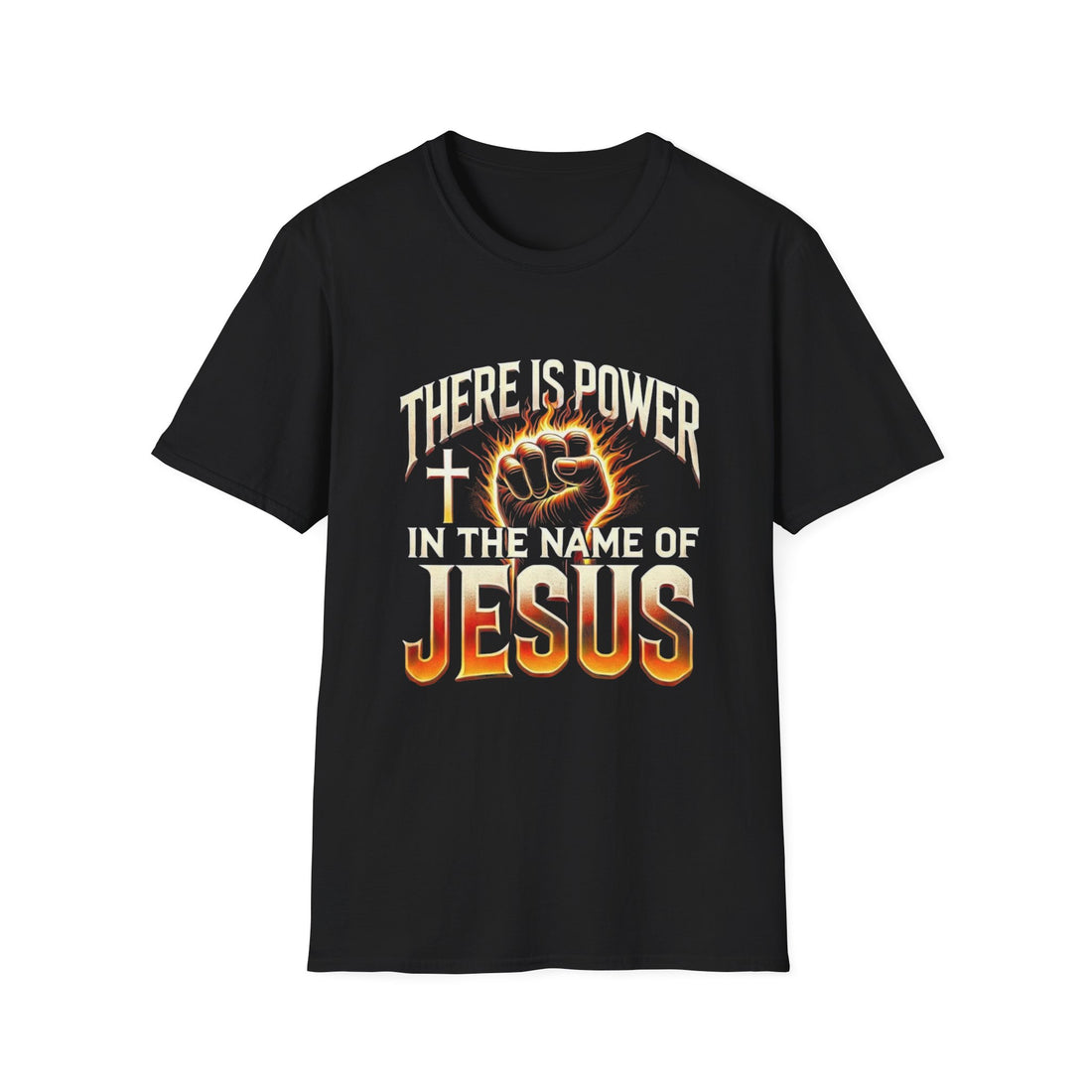 There Is Power In Jesus T-Shirt — Christian Faith Graphic Tee