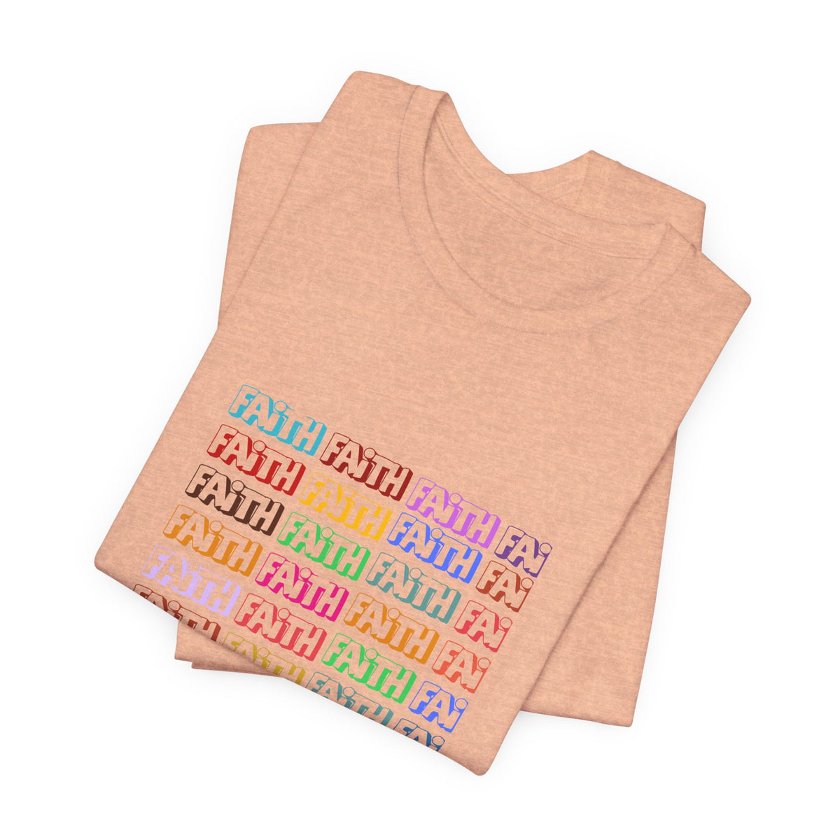 Colorful Textured Unisex Jersey Tee - Trendy Casual Wear