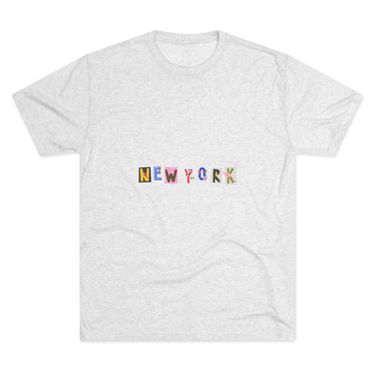 New York Graphic Unisex Tri-Blend Tee - Casual City Vibe