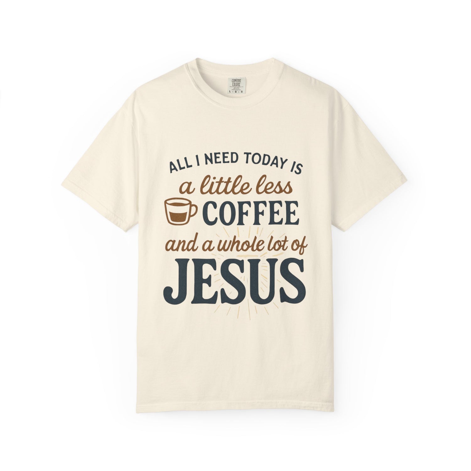 Coffee and Jesus Unisex T-Shirt, Faith-Based Gift, Relaxed Fit Tee, [...]