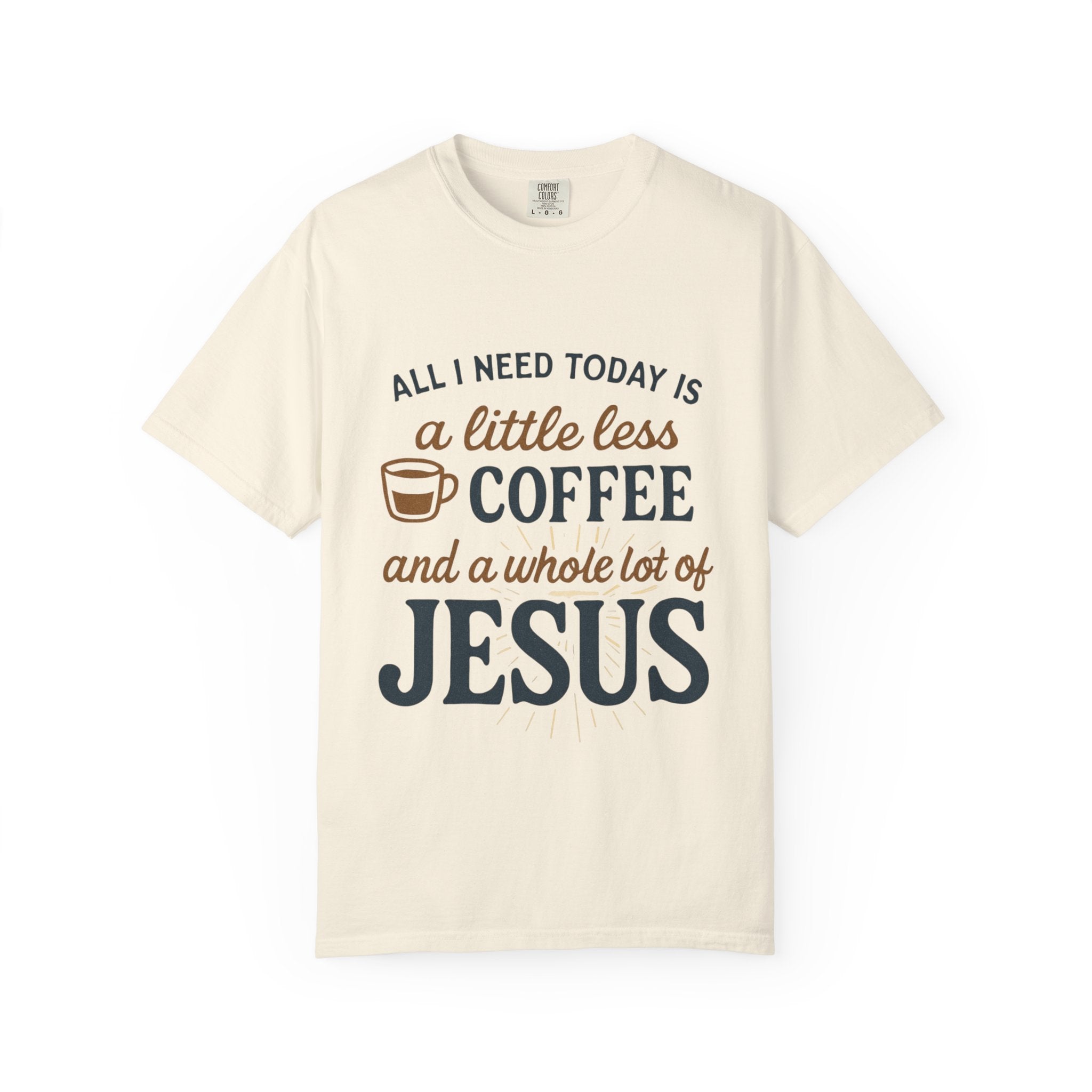 Coffee and Jesus Unisex T-Shirt, Faith-Based Gift, Relaxed Fit Tee, [...]