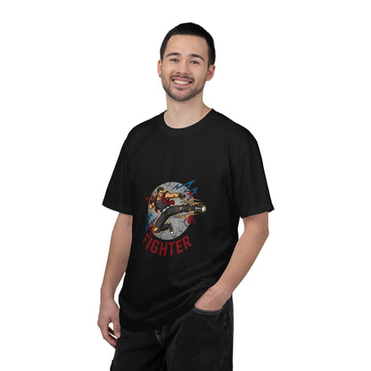 Vintage Fighter Plane illustration T-shirt | Retro Aviator Design